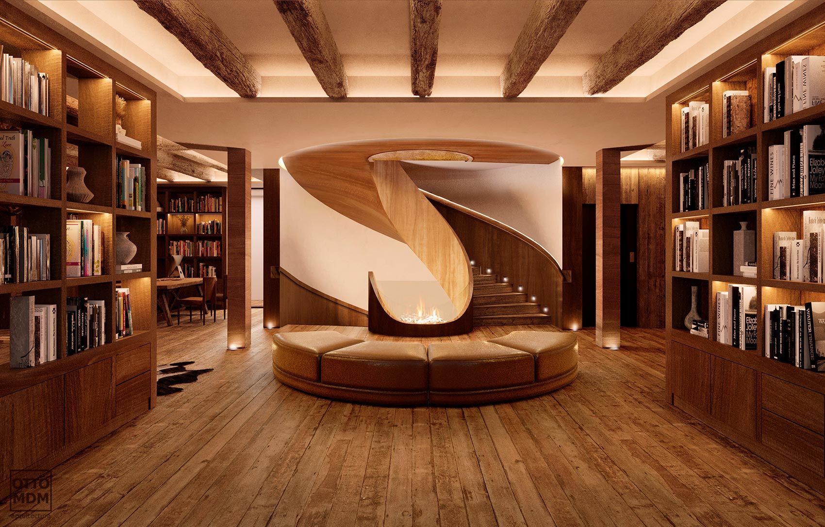 Lobby Hotel Maribel Sierra Nevada - Otto Medem Arquitectura