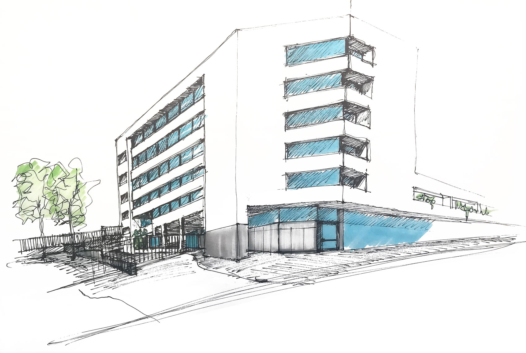 Vivienda colectiva, Bloque Móstoles Fase II - Otto Medem Arquitectura