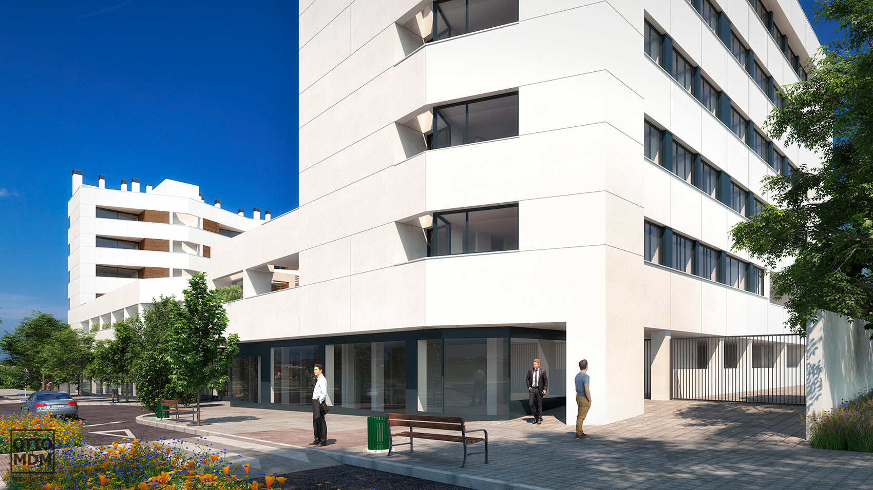 Vivienda colectiva, Bloque Móstoles Fase II - Otto Medem Arquitectura