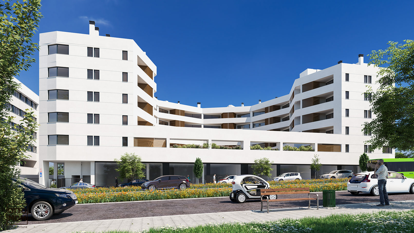 Vivienda colectiva, Bloque Móstoles Fase III - Otto Medem Arquitectura