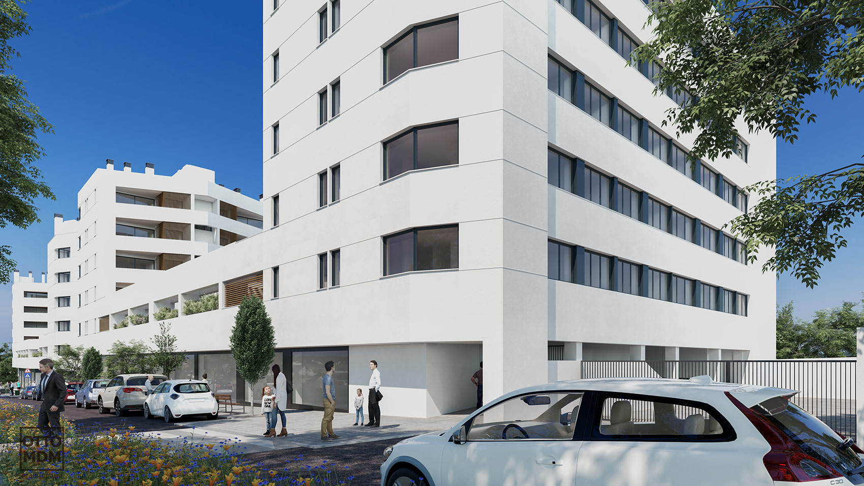 Vivienda colectiva, Bloque Móstoles Fase III - Otto Medem Arquitectura