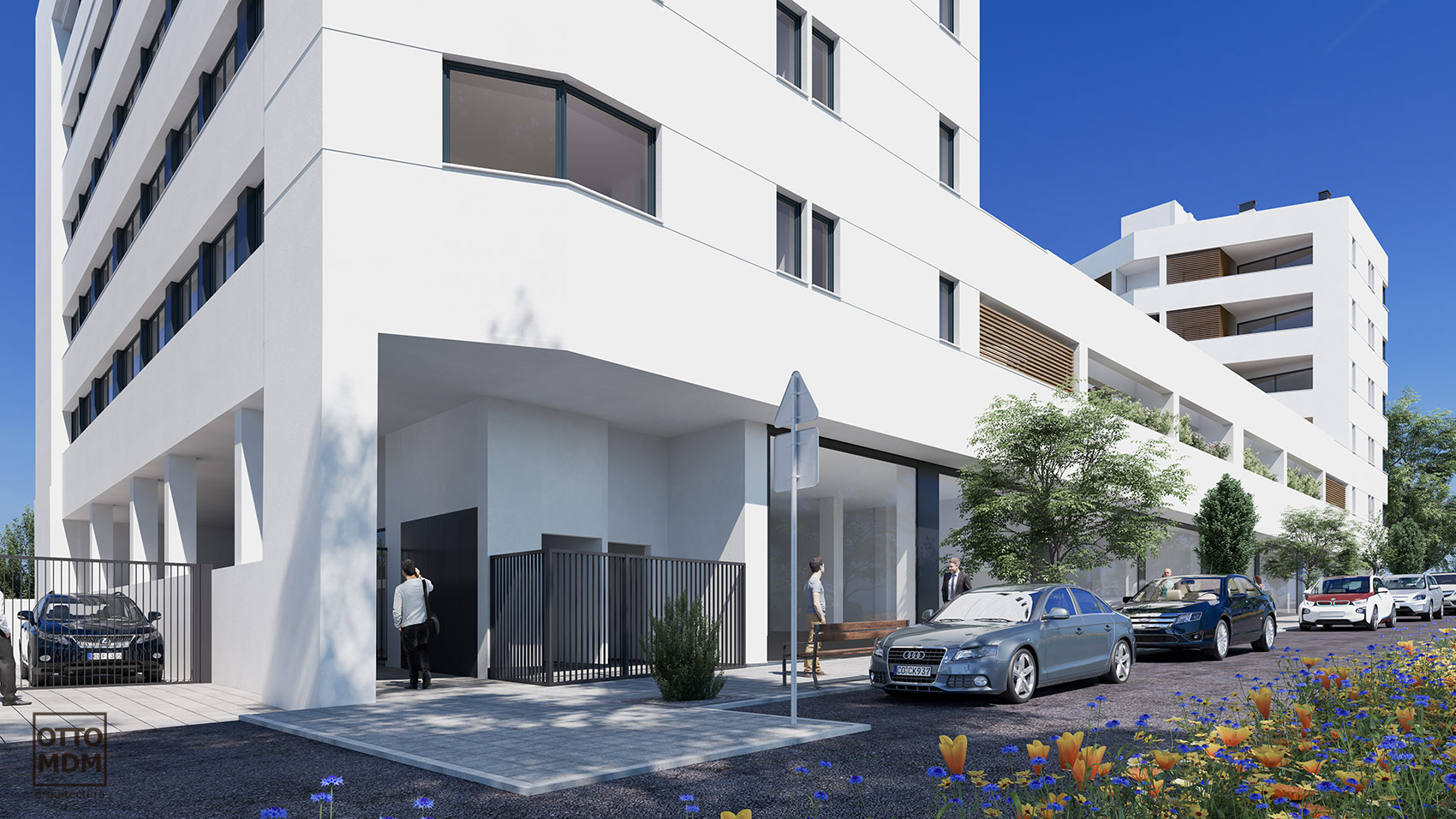 Vivienda colectiva, Bloque Móstoles Fase III - Otto Medem Arquitectura