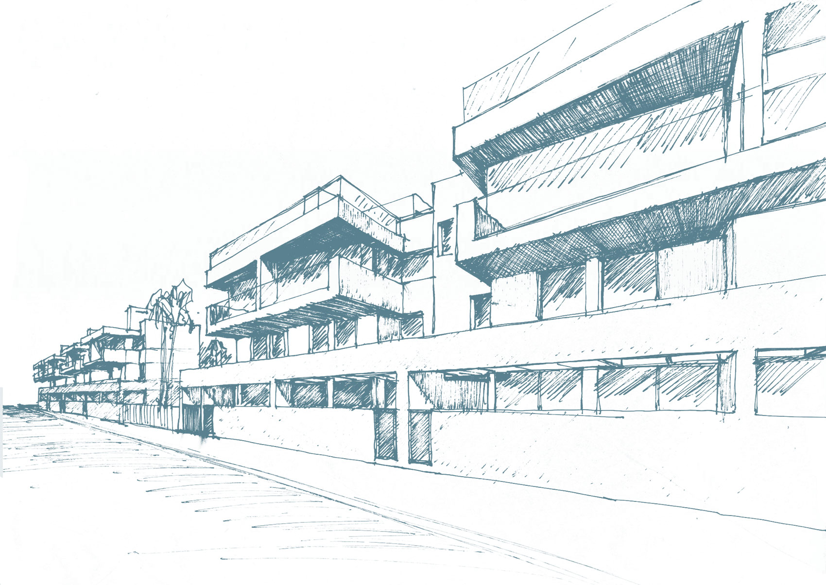 Vivienda colectiva, Bloque Tarifa - Otto Medem Arquitectura