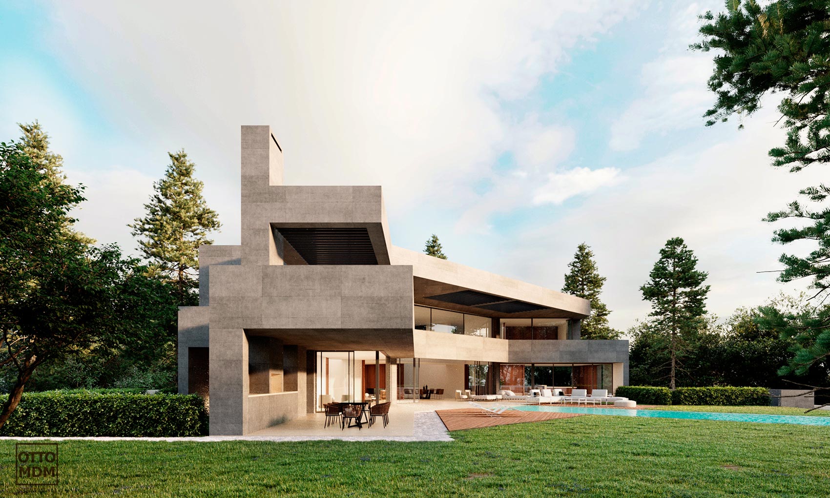 Vivienda de lujo en Madrid, Sierra de Puerto Viejo - Otto Medem Arquitectura