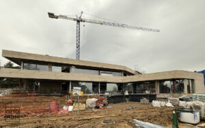 Vivienda de lujo en Madrid, Somosaguas, avanzando las obras