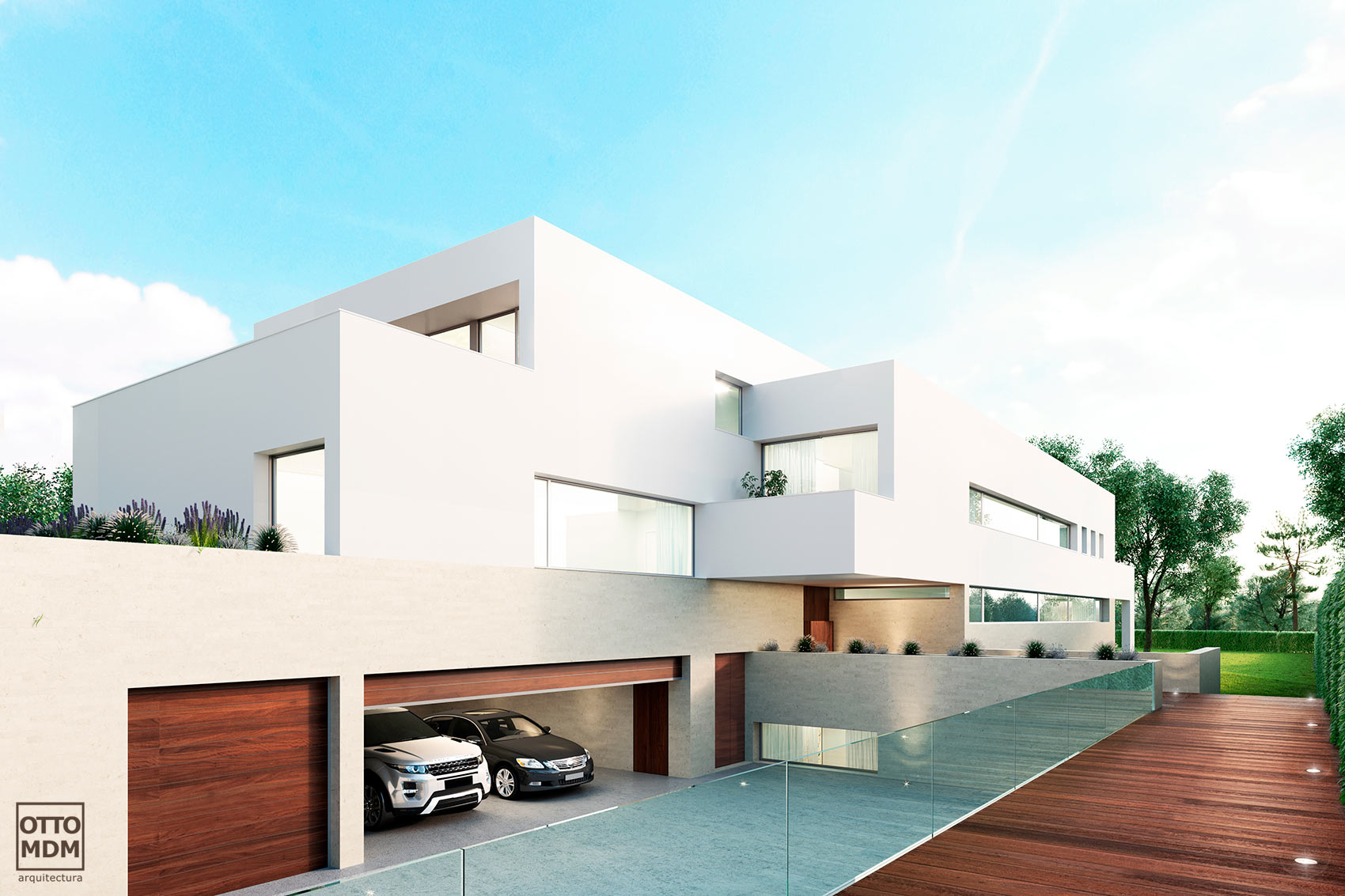 Vivienda unifamiliar de lujo en Madrid, Av. de la Iglesia, Somosaguas - Otto Medem Arquitectura