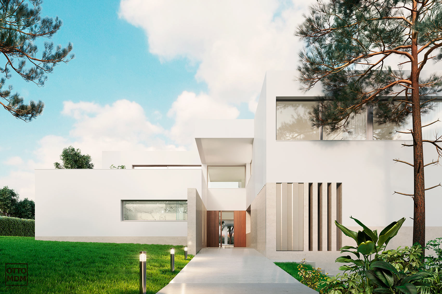 Vivienda unifamiliar de lujo en Madrid, Av. de la Iglesia, Somosaguas - Otto Medem Arquitectura