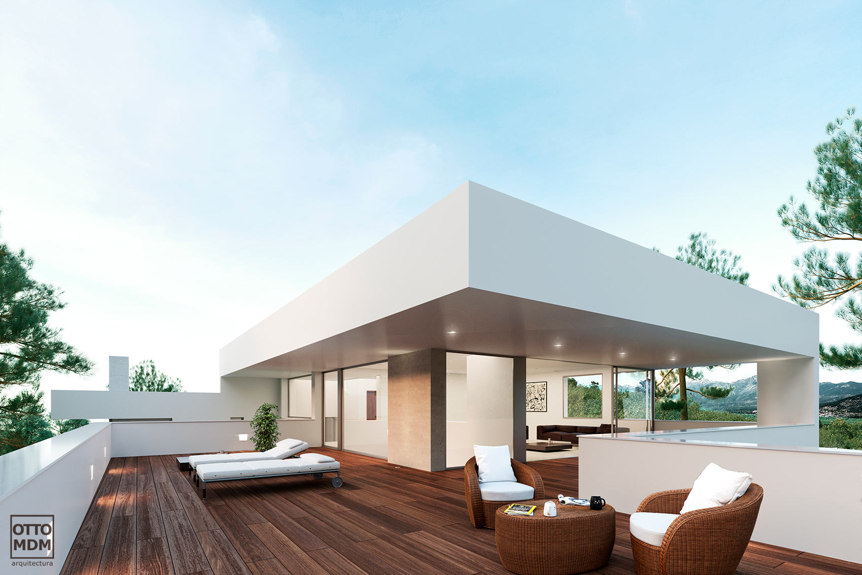 Vivienda unifamiliar de lujo en Madrid, Av. de la Iglesia, Somosaguas - Otto Medem Arquitectura