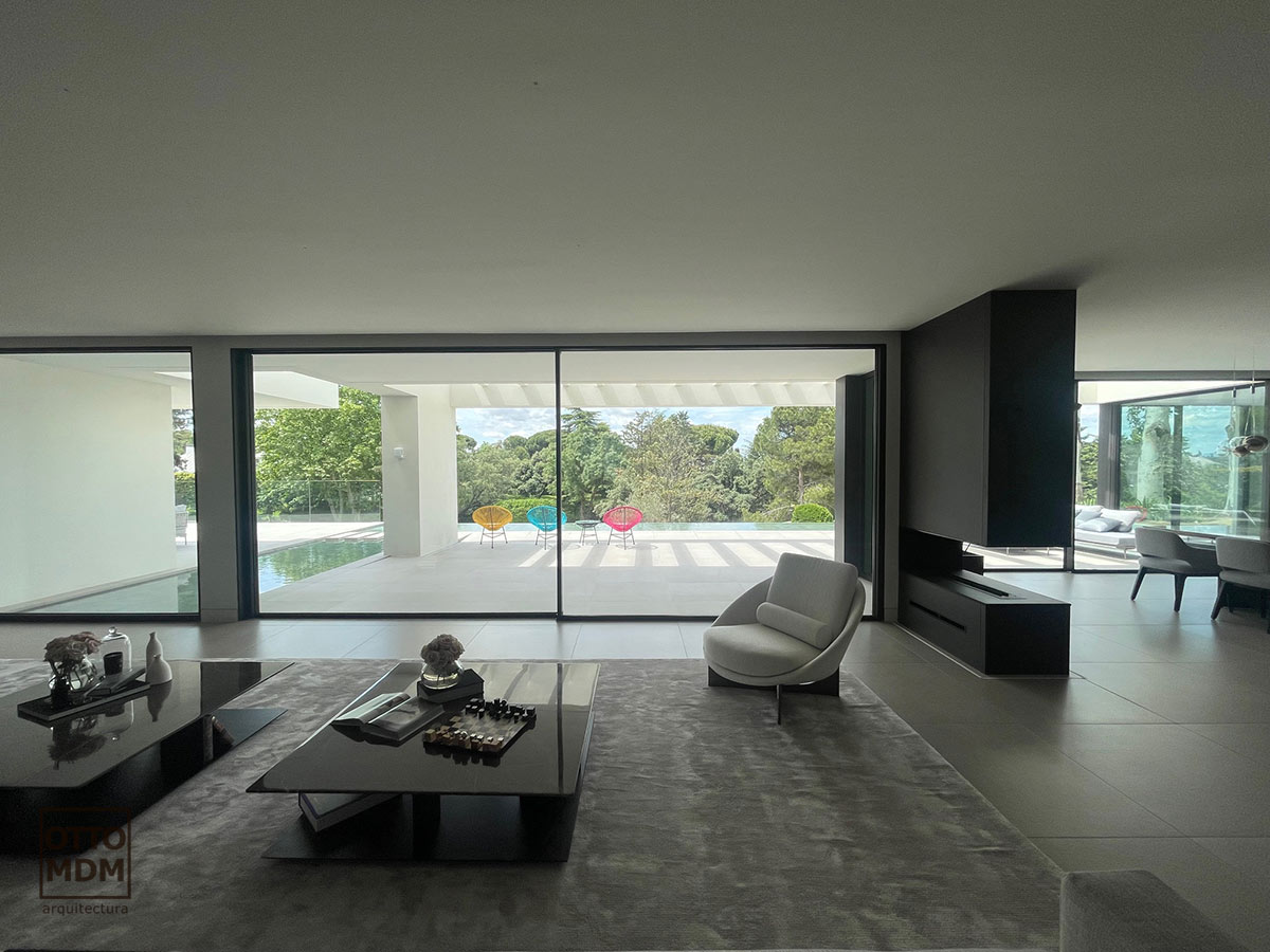 Luxury single-family homes in Madrid, avant-garde Mediterranean architecture Luxury single-family homes in Madrid, avant-garde Mediterranean architecture