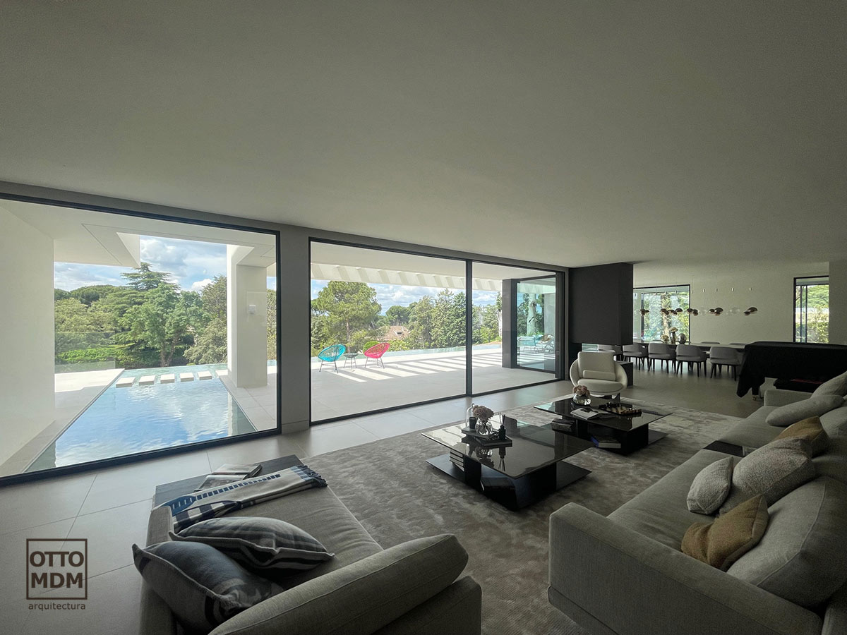 Luxury single-family homes in Madrid, avant-garde Mediterranean architecture Luxury single-family homes in Madrid, avant-garde Mediterranean architecture