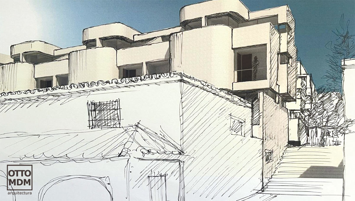 Concurso 10 viviendas adosadas en Tarifa con garaje y ático - Arquitectura Saludable