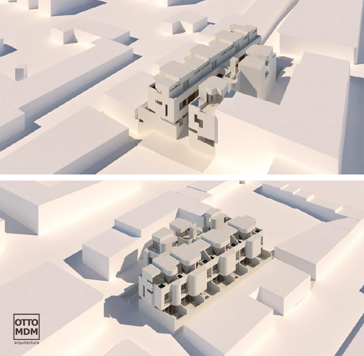 Concurso 10 viviendas adosadas en Tarifa con garaje y ático - Arquitectura Saludable